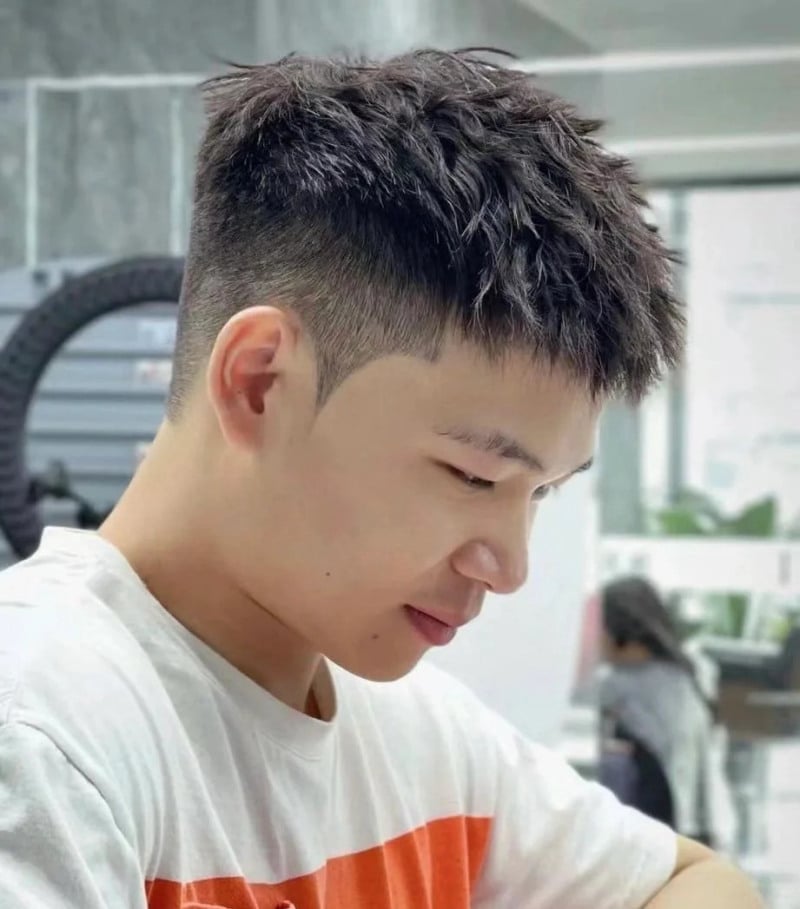 kiểu tóc cho mặt dài nam