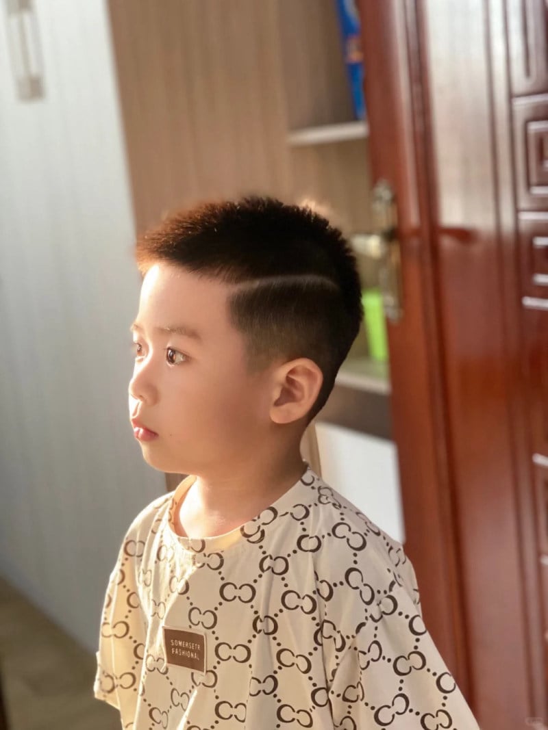 kiểu tóc đẹp cho bé trai