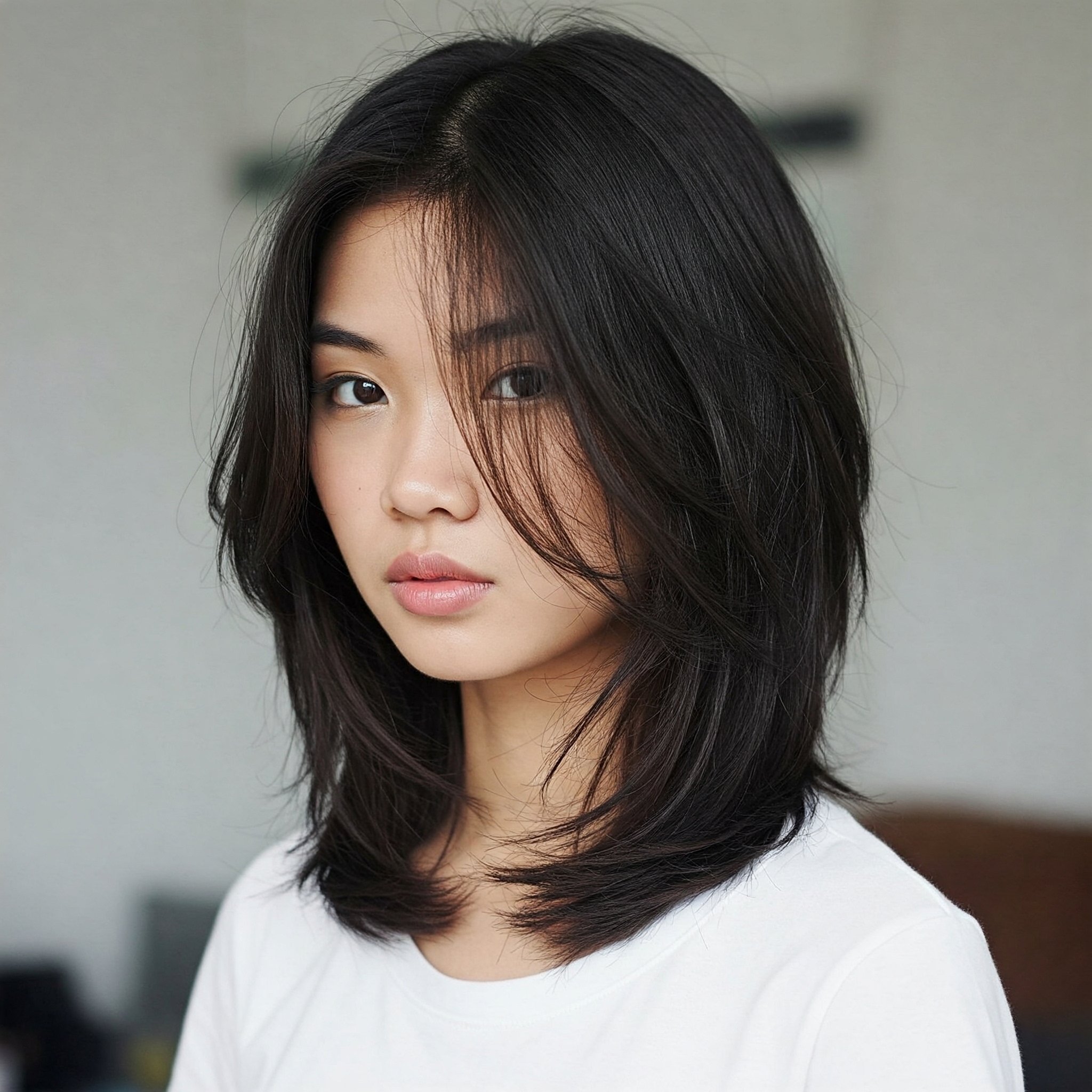 Layer bung cho tóc mỏng