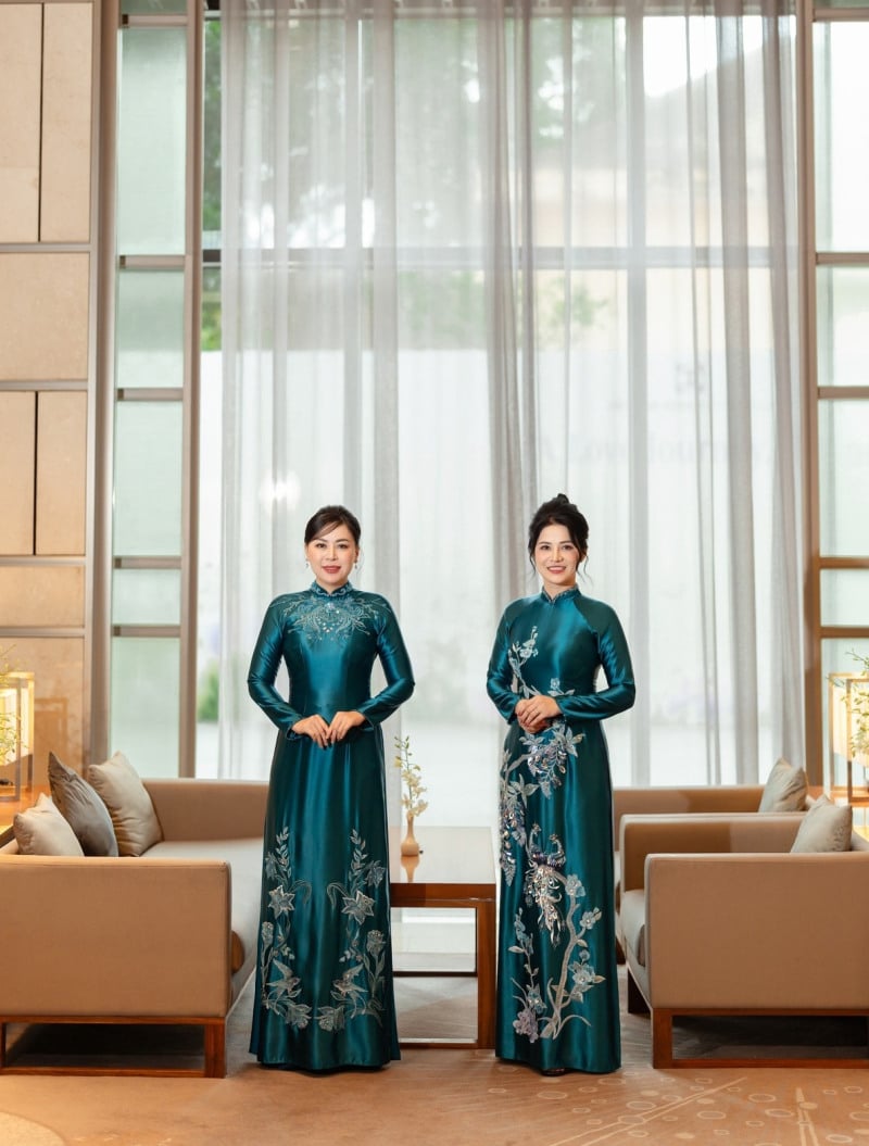 kiểu tóc mặc áo dài
