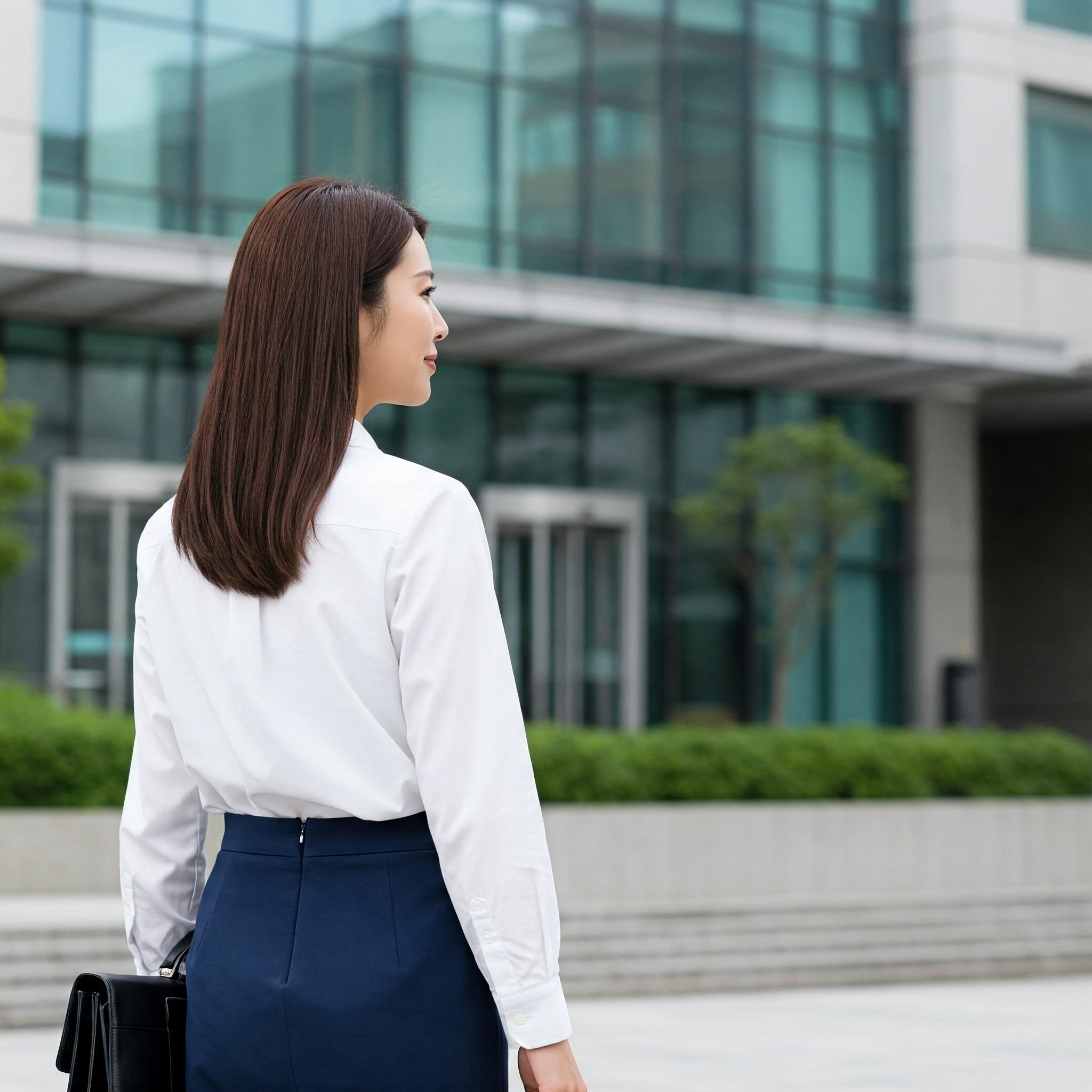 Tóc thẳng tự nhiên