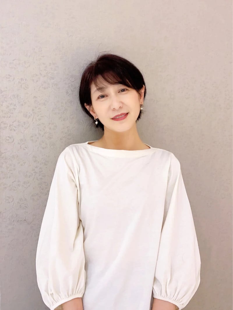 kiểu tóc tém trung niên