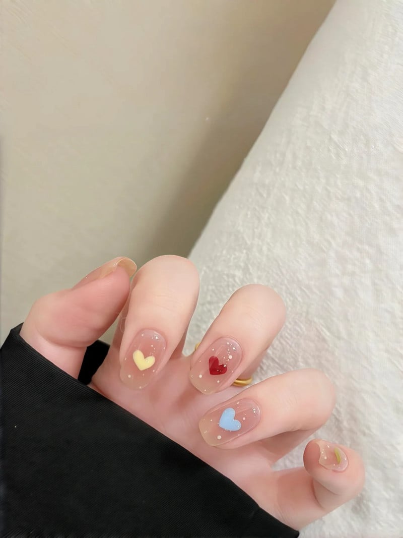 nail đơn giản cho học sinh