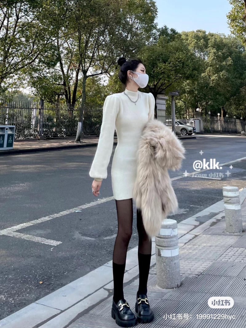 đầm body mang giày gì
