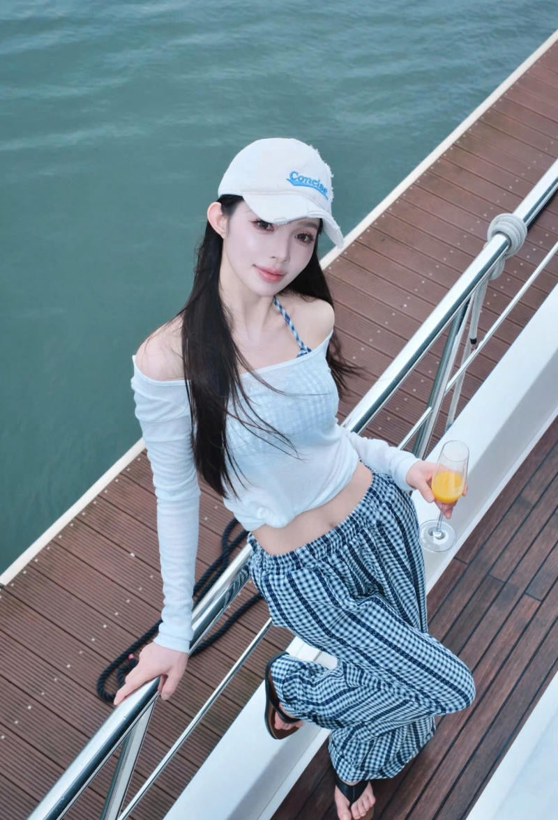 cách tạo dáng chụp ảnh khi đi du thuyền