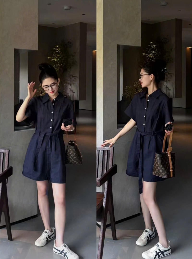 Mặc Jumpsuit Đi Giày Gì Đẹp