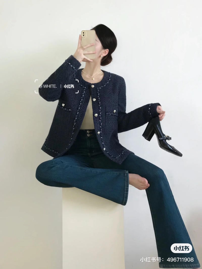 mặc quần ống loe đi giày gì