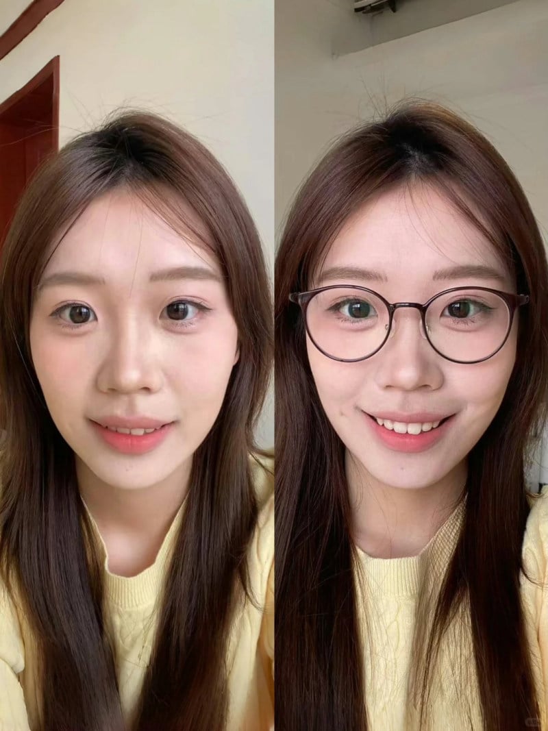 mặt dài đeo kính gì