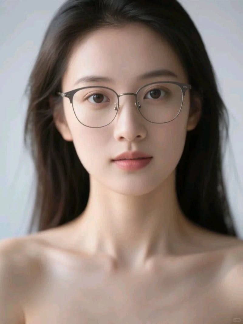 mặt oval đeo kính gì