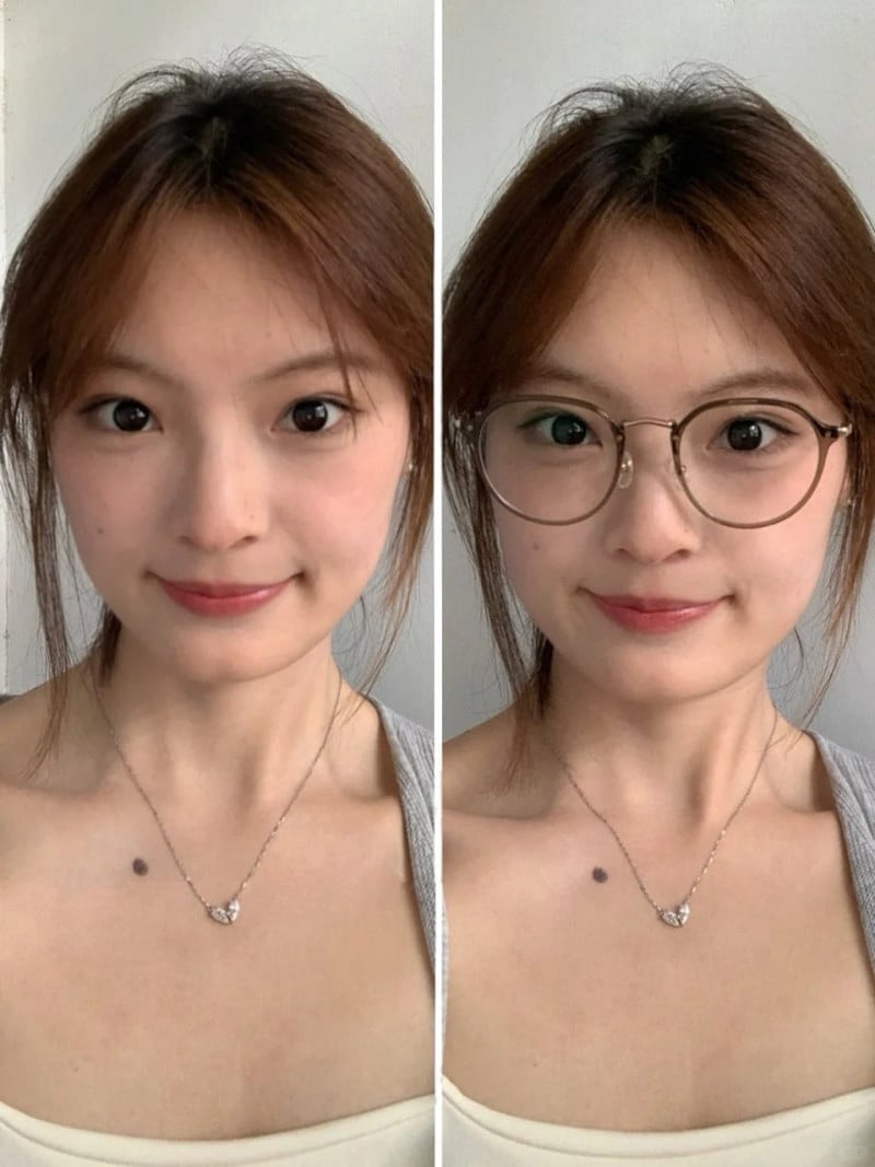 mặt to đeo kính gì