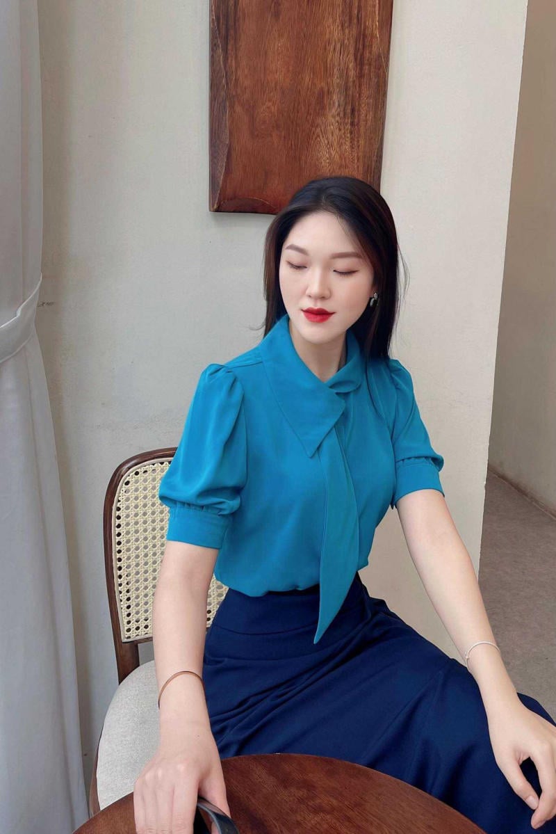 Đầm Sơ Mi Dài Tay Chiết Eo Phong Cách Hàn Quốc Thanh Lịch Dành Cho Nữ - Tìm  Voucher