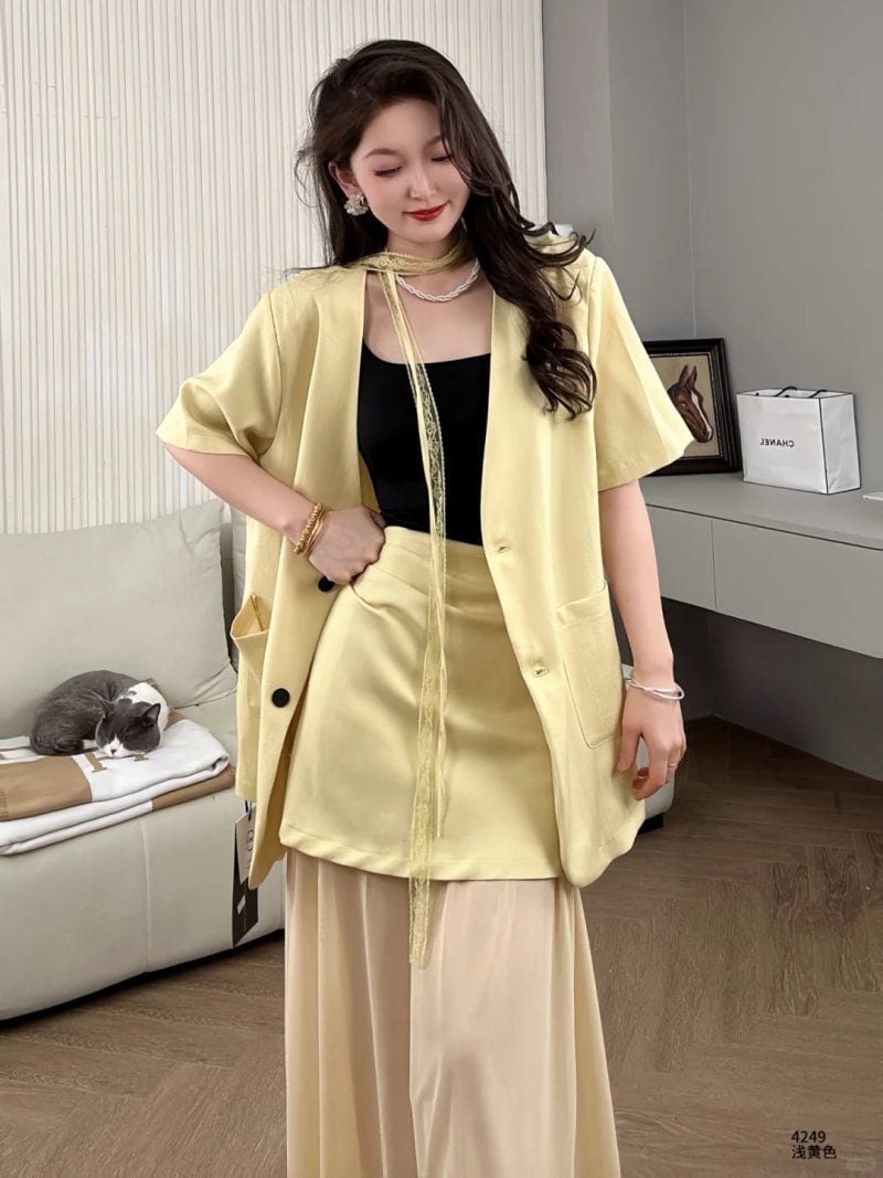 mẫu áo vest nữ tay lỡ