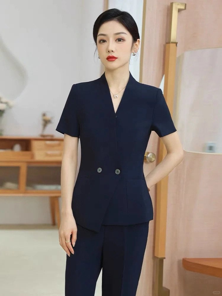 mẫu áo vest nữ tay lỡ