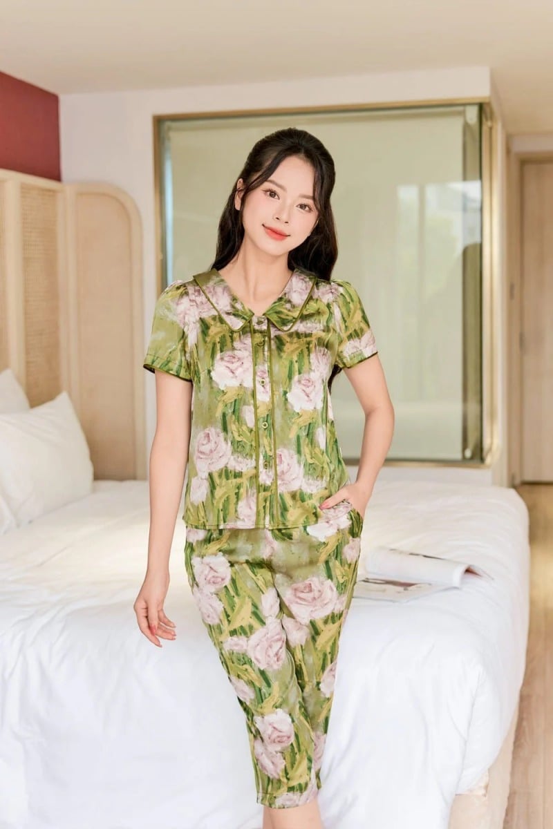 đồ bộ lụa satin cao cấp