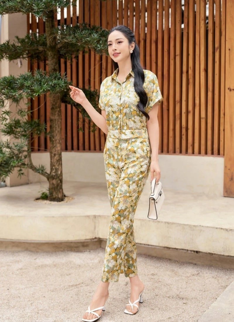 bộ đồ ngủ lụa satin