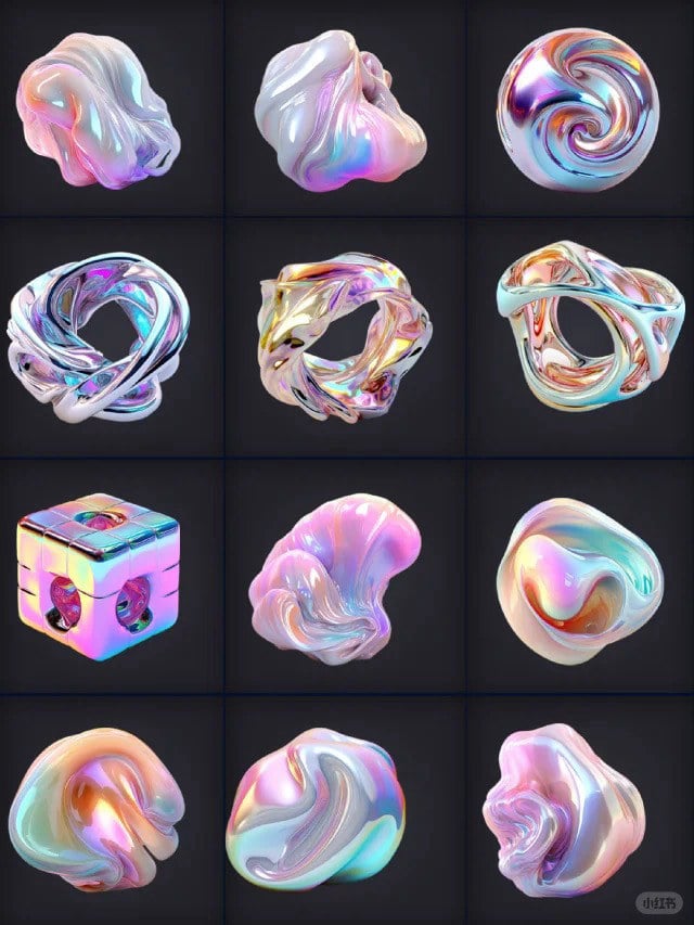 màu hologram