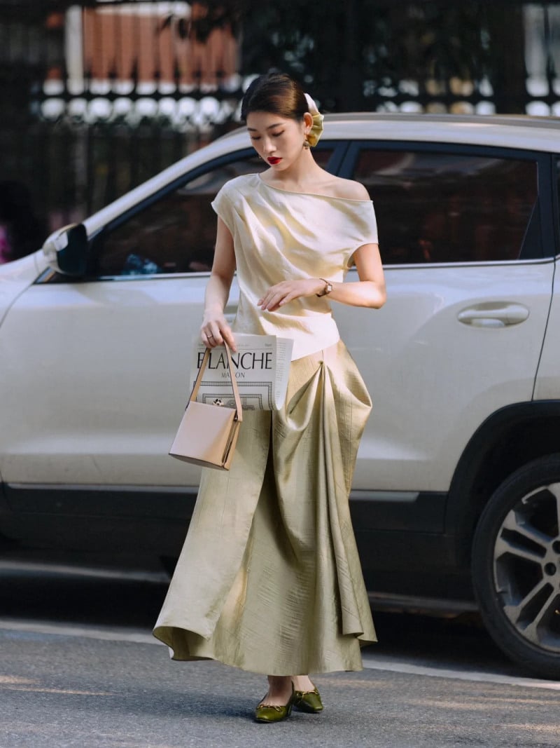 màu kem mặc với màu gì đẹp