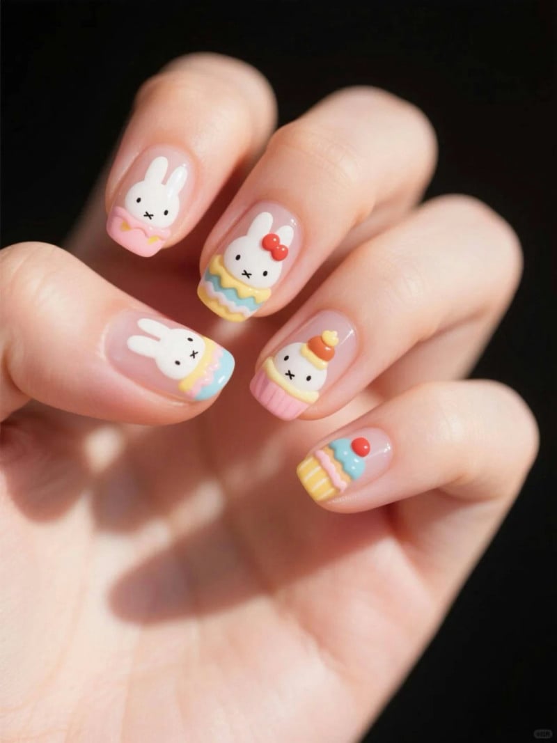 mẫu nail cute