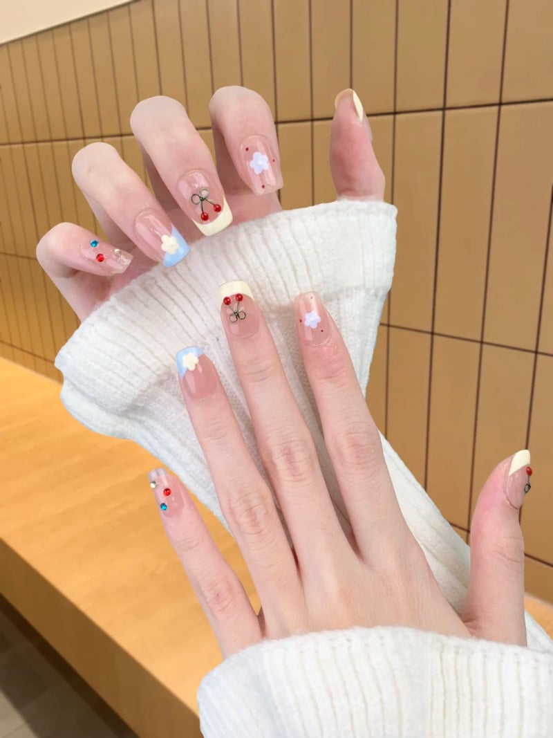 mẫu nail cute