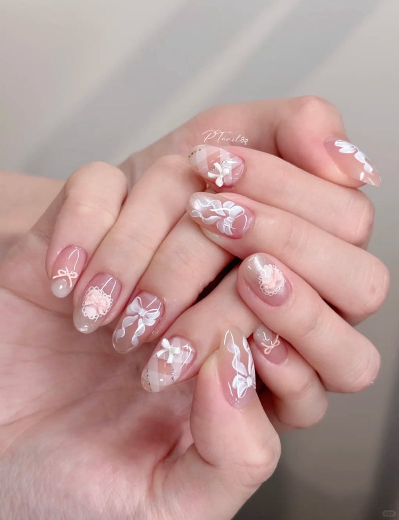 mẫu nail cute