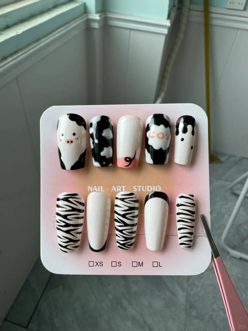 mẫu nail cute