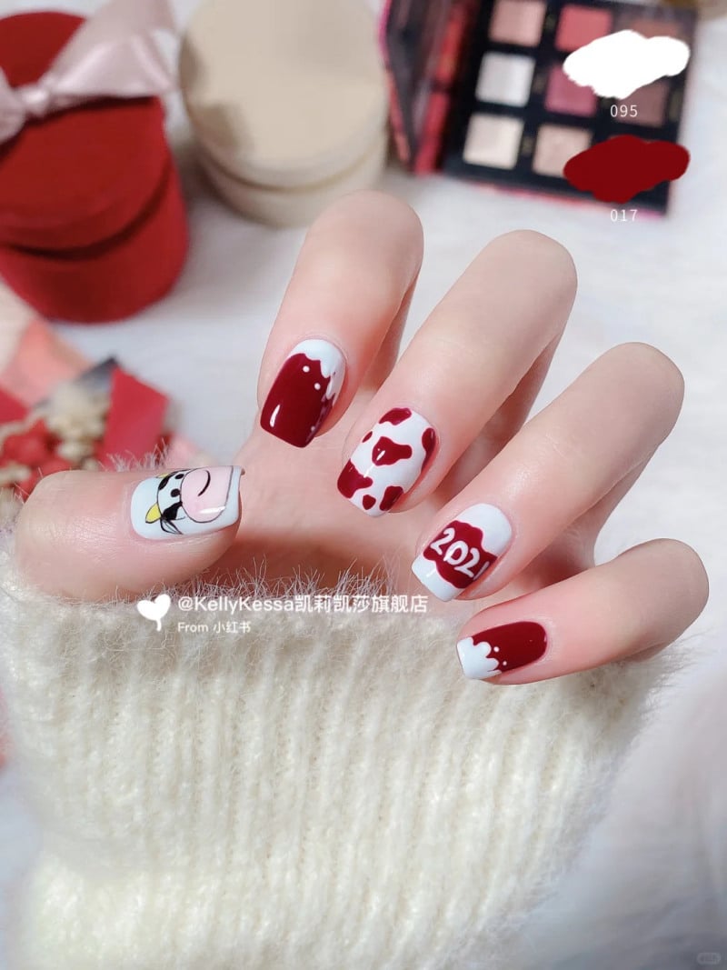 mẫu nail cute