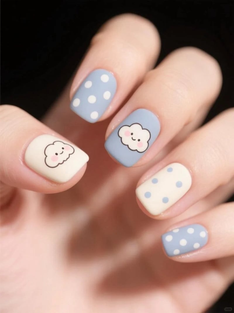 mẫu nail cute