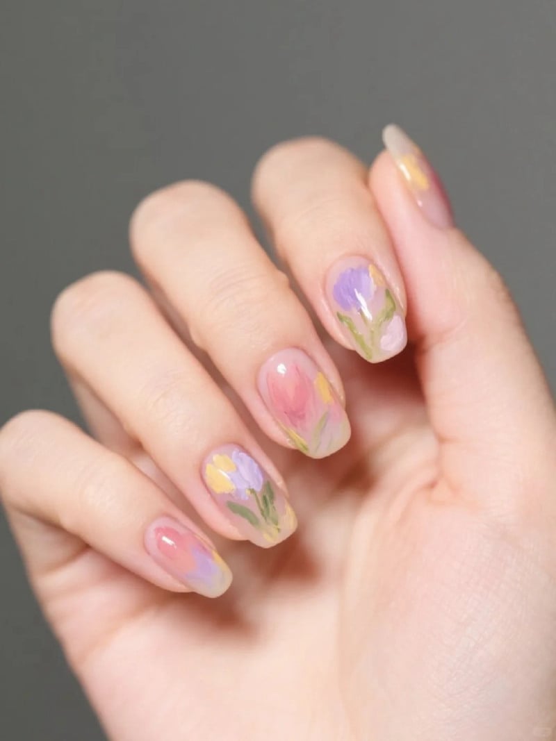 mẫu nail cute