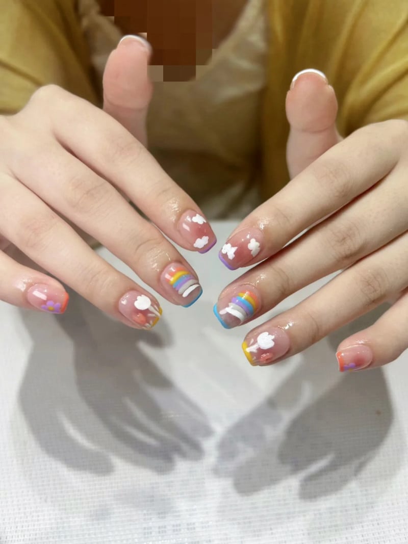 mẫu nail cute