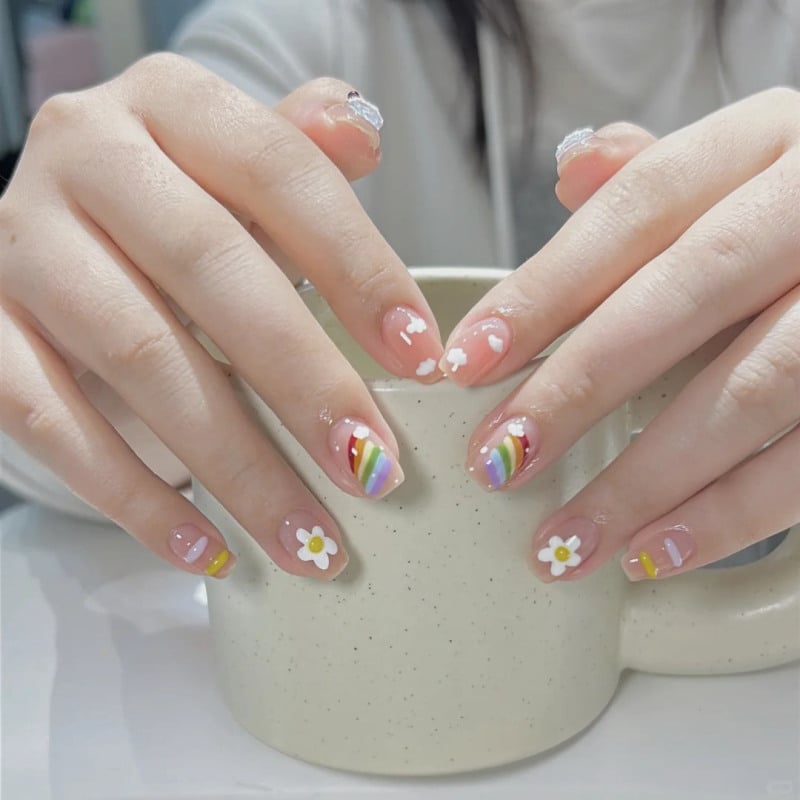 mẫu nail cute