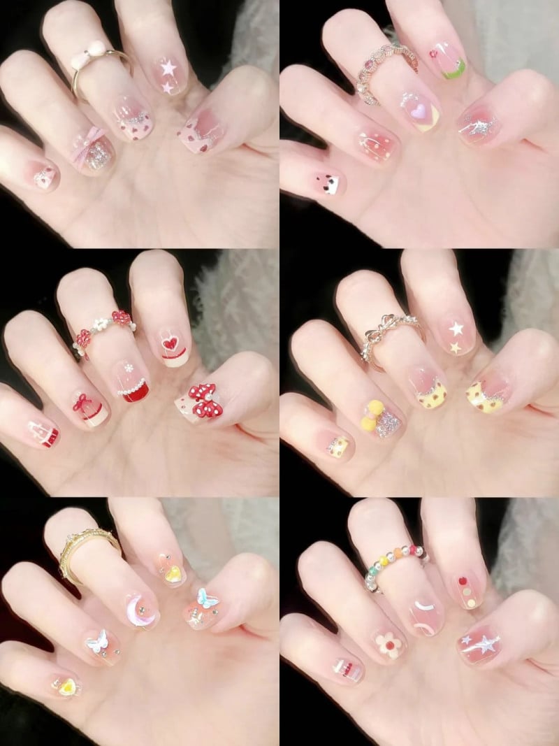 mẫu nail cute