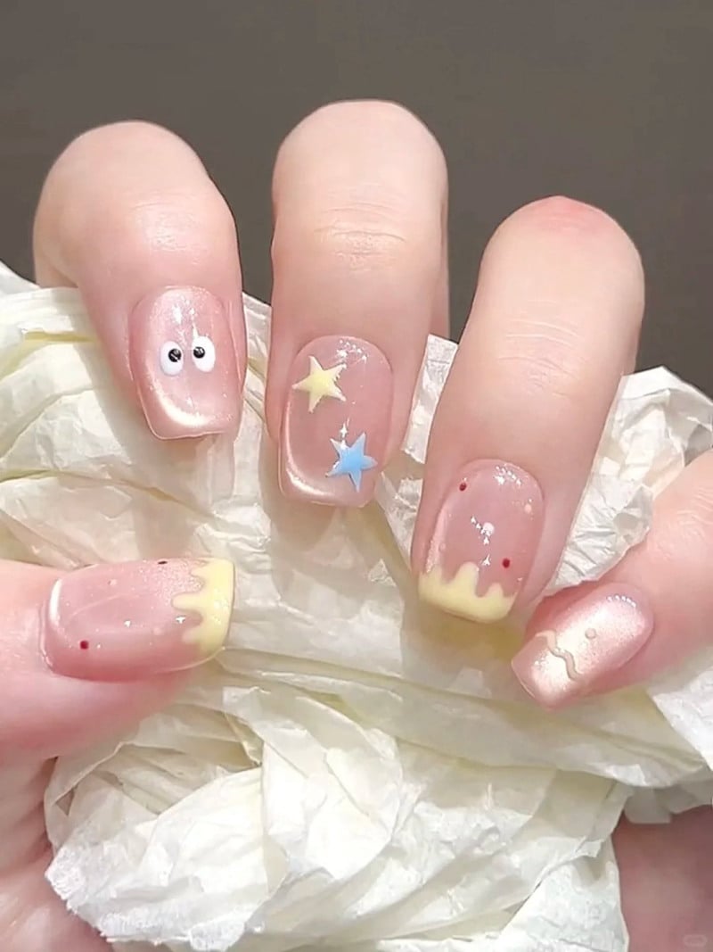 mẫu nail cute