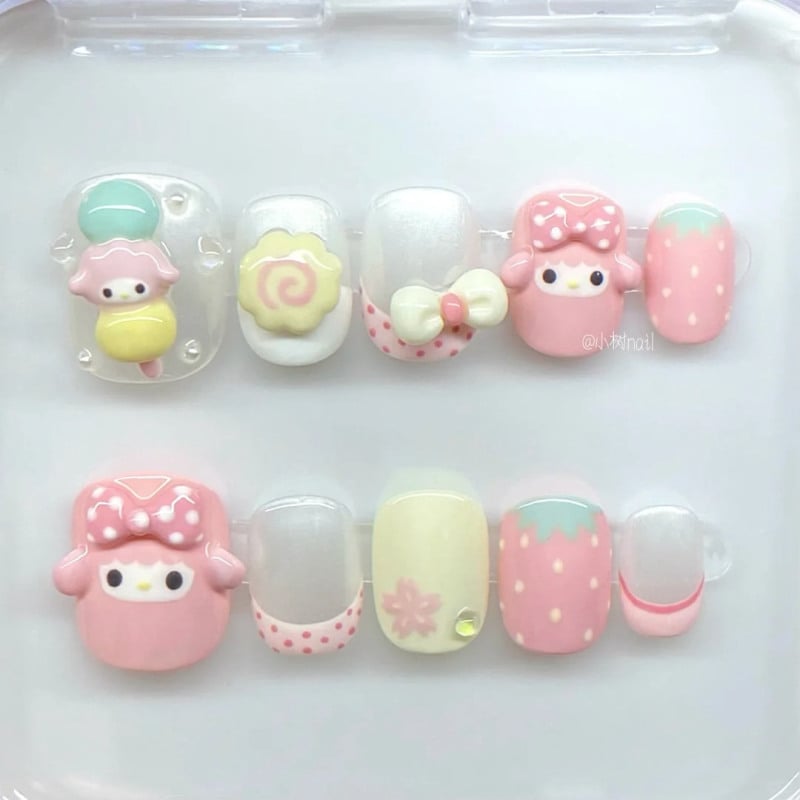 mẫu nail cute