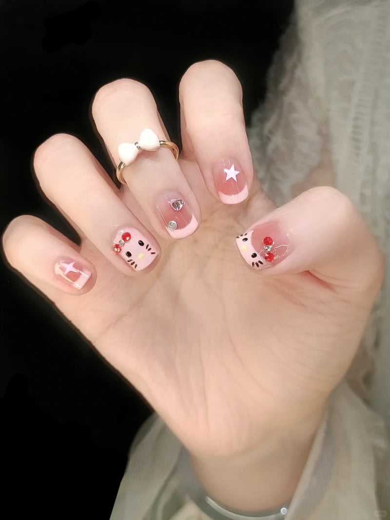 mẫu nail cute