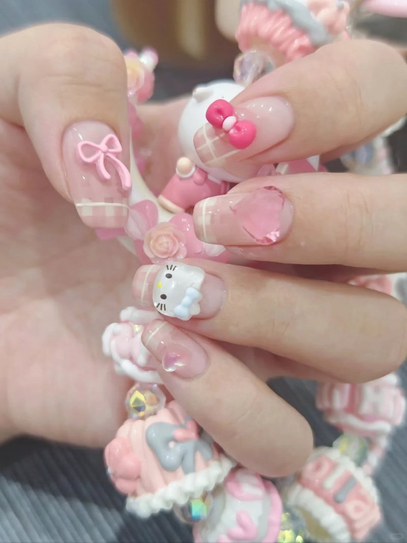 mẫu nail cute