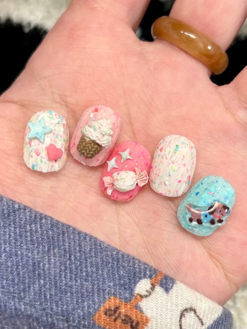 mẫu nail cute