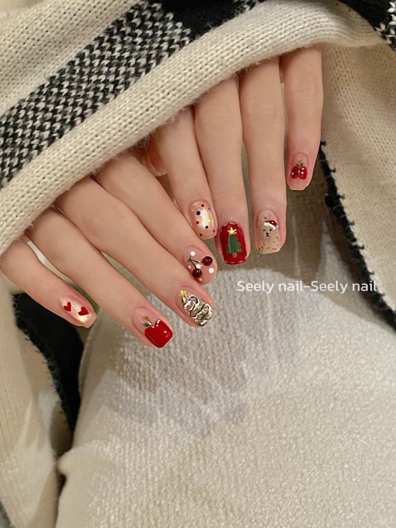 mẫu nail cute