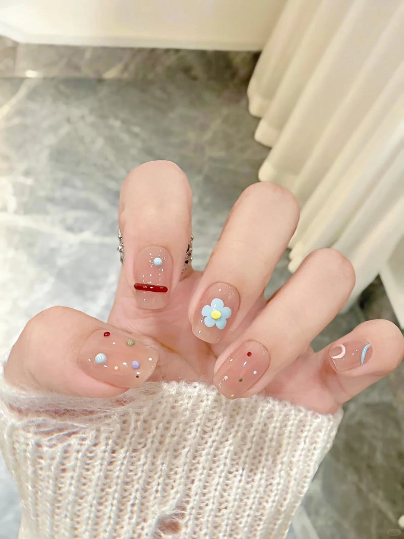 mẫu nail cute