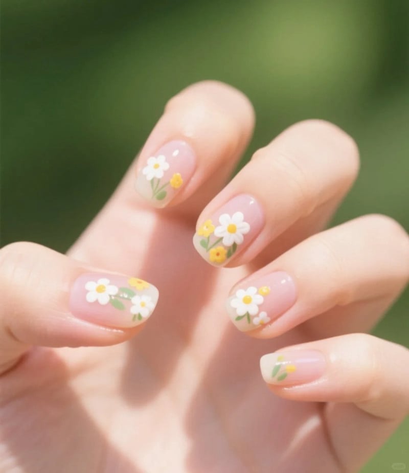 mẫu nail cute
