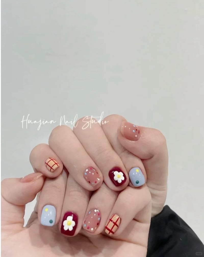 mẫu nail cute