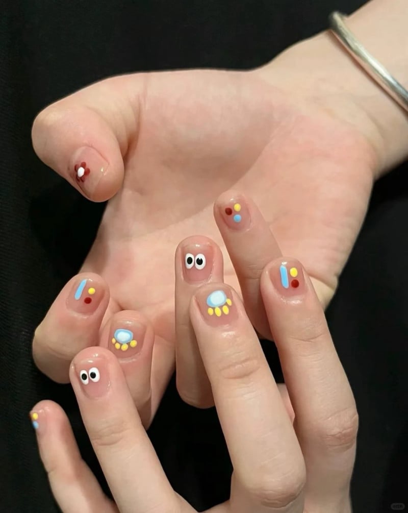 mẫu nail cute