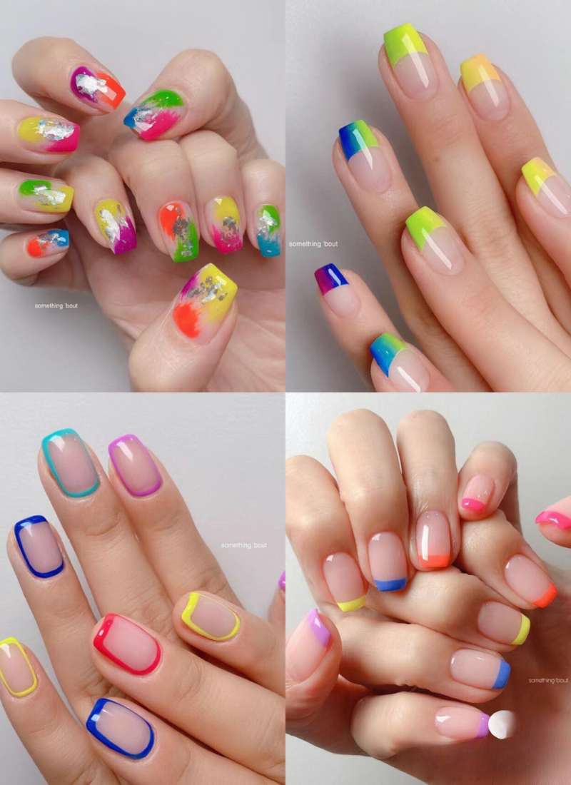 nail xinh đi biển