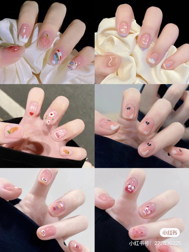 Mẫu nails tone đỏ đơn giản ❤️ | Bộ sưu tập do Maii Maii đăng | Lemon8