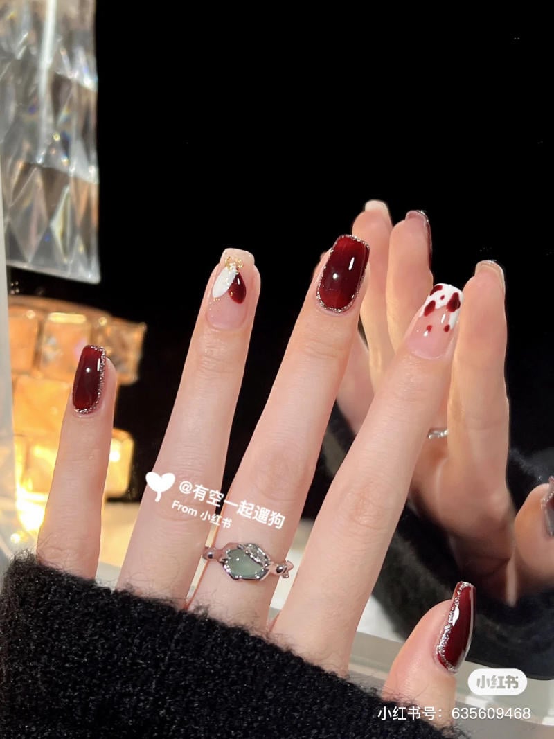 Khai xuân mẫu nail Tết 2024 cực “TRENDY” - Mỹ phẩm tóc chính hãng