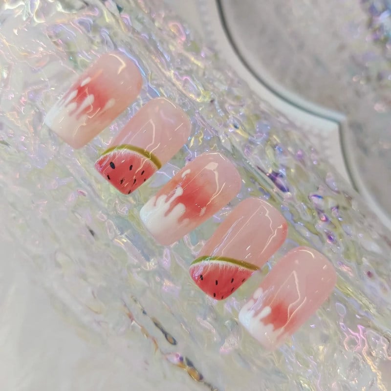 nail dưa hấu