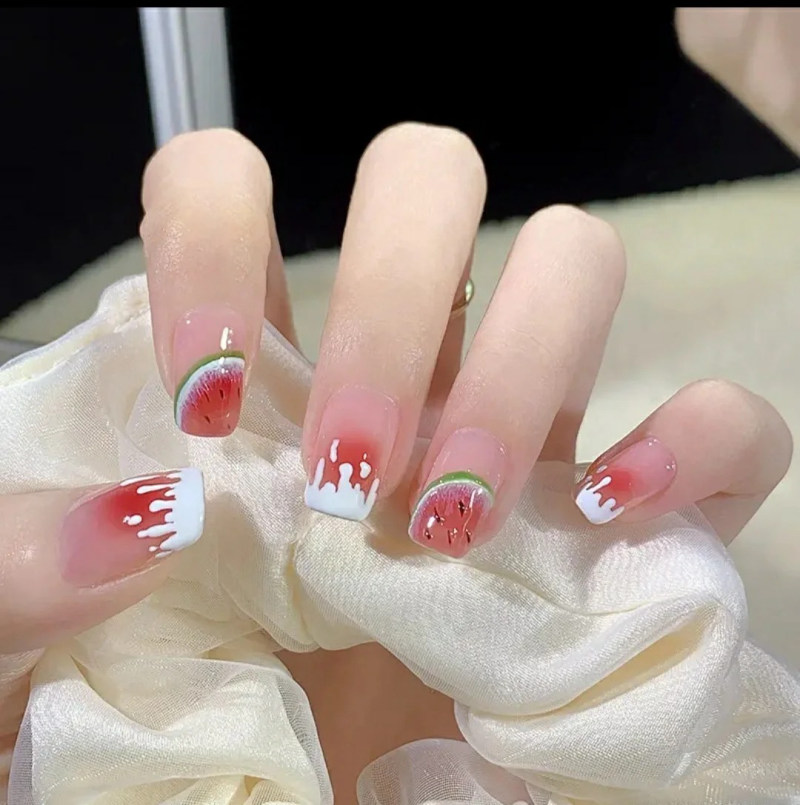 nail dưa hấu