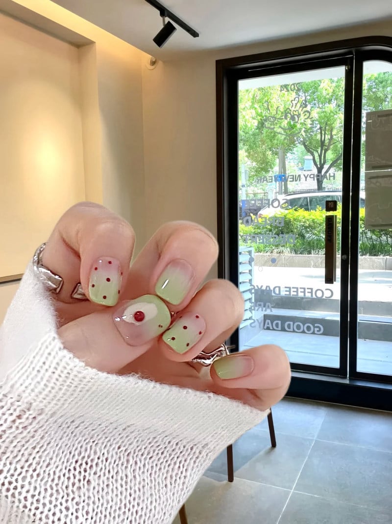 nail dưa hấu