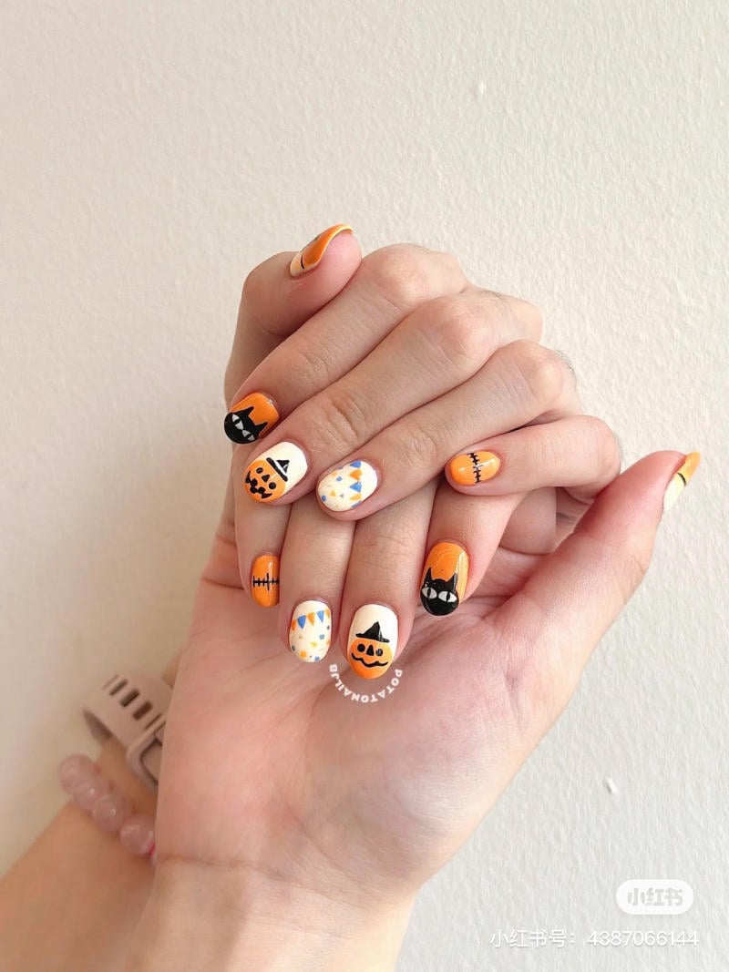 Halloween vui nhộn với mẫu nail cực dễ thương và tinh nghịch 👻🕸 Tama đang  đợi nàng ghé thử lên tay xinh đây ạ… | Instagram