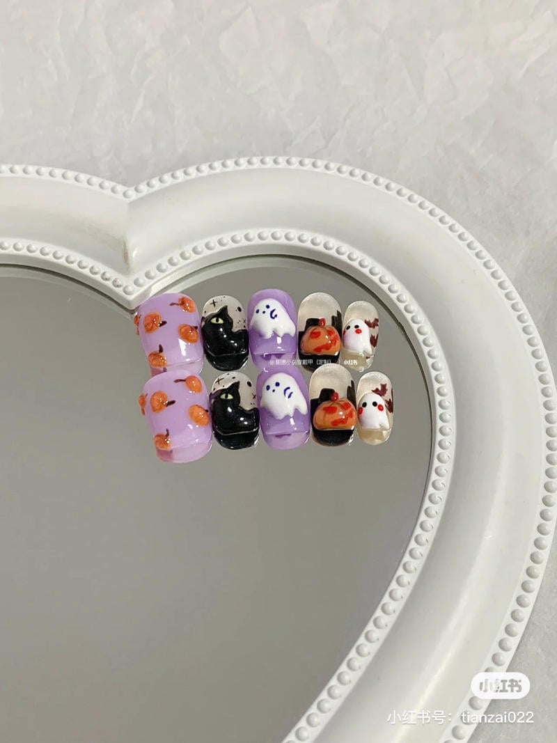 mẫu nail halloween đẹp