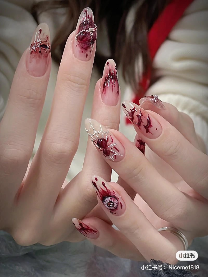 mẫu nail halloween đẹp